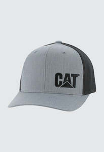 CAT Trademark Trucker Hat - Heather Grey