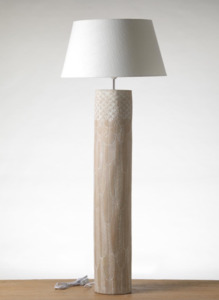 YZ05170WLA-1- Polyresin Floor Lamp and Shade