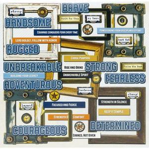 Products: 49 and Market - Rust & Revs 2.0 - Chipboard Words and Frames