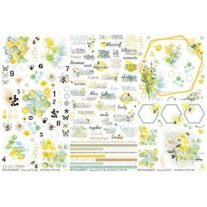 Products: 49 and Market - Botanical Buzz - Rub On Transfers