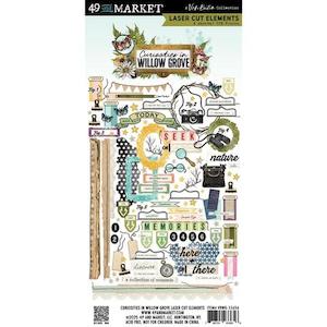 49 and Market - Curiosities In Willow Grove - Laser Cut Elements