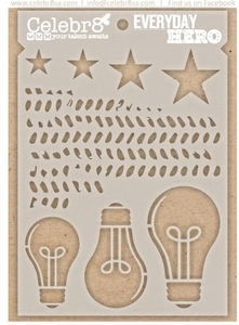 Products: Celebr8 Everyday Hero - Stencil