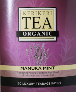 Products: Kerikeri Manuka Mint Organic Tea - Refill 100