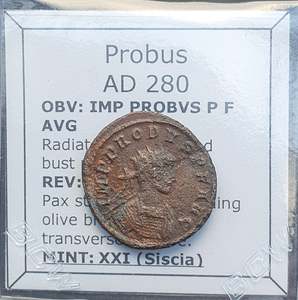 All: #o561# Roman Antoninianus coin of Emperor Probus from 280 AD