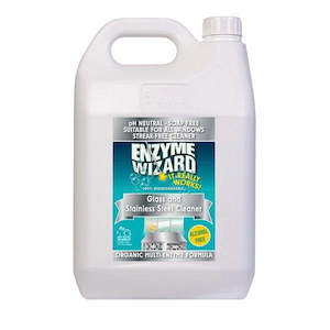 ENZYME WIZARD GLASS & STAINLESS STEEL CLEANER 5L