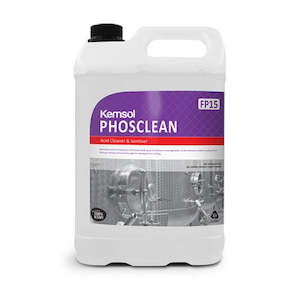 Exterior: KEMSOL PHOSCLEAN ACID CLEANER & SANITISER 5L