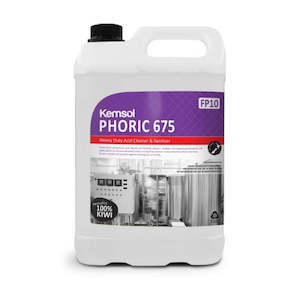 Exterior: KEMSOL PHORIC 675 HD ACID CLEANER & SANITISER 5L