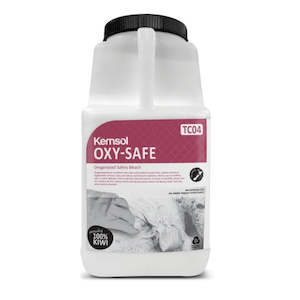 Exterior: KEMSOL OXY-SAFE MULTIPURPOSE OXYGENATED BLEACH AND PRESOAK 5KG