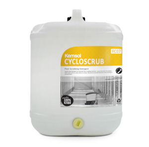 Exterior: KEMSOL CYCLOSCRUB AUTOMATIC FLOOR SCRUBBING DETERGENT 20L