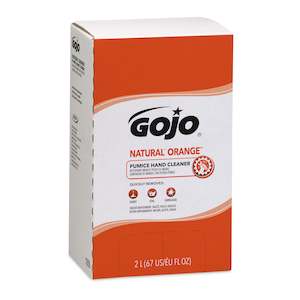 Personal Care: GOJO TDX NATURAL ORANGE PUMICE HAND CLEANER REFILL | 2L - CARTON OF 4
