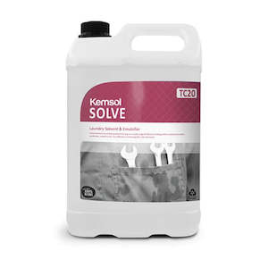 Textile: KEMSOL SOLVE LAUNDRY SOLVENT & EMULSIFER 5L