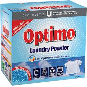 Textile: OPTIMO TOP LOADER LAUNDRY POWDER 12KG