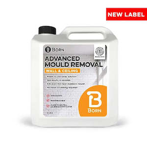 Washroom: BORN ADV WALL AND CEILING MOULD REMOVAL