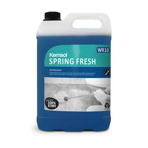 Washroom: KEMSOL SPRING FRESH QUAT DISINFECTANT 5L