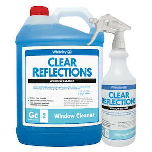 WHITELEY CLEAR REFLECTIONS WINDOW CLEANER 5L (CARTON 3PC)
