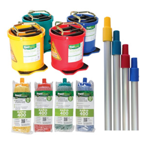 Bucket Caddy: RAPID CLEAN MOP SET COMPLETE