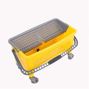 Bucket Caddy: DELUXE FLAT MOP BUCKET - WITH DRAIN