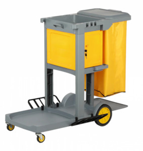 Janitor Trolleys: JANITOR CART WITH LOCK BOX