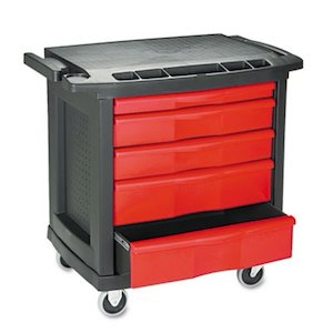 RUBBERMAID 5-DRAWER MOBLIE WORK CENTRE