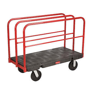 Janitor Trolleys: RUBBERMAID SHEET & PANEL TRUCK TROLLEY