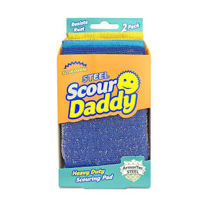 Sponges Scourers: SCOUR DADDY STEEL | 2PC