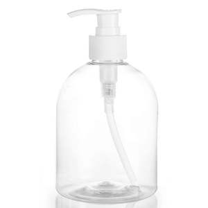 CLEAR 500ML BOTTLE W/ PUMP