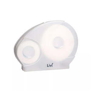 LIVI JUMBO TOILET ROLL DISPENSER WITH RESERVE