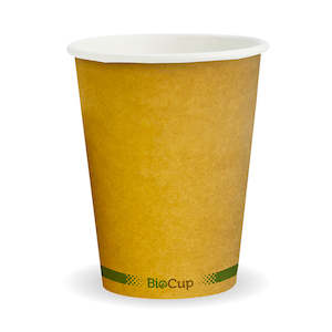 BIOPAK 390ML 90MM KRAFT GREEN STRIPWW DOUBLE WALL BIOCUP 1000PC