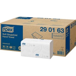 Hand Towel Paper: TORK H3 SOFT SINGLEFOLD HAND TOWEL | 2PLY 250SHEET X 15 CARTON