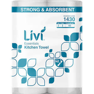 LIVI TUFFY COMMERCIAL PAPER TOWEL ROLL | 2PC x 9 CARTON