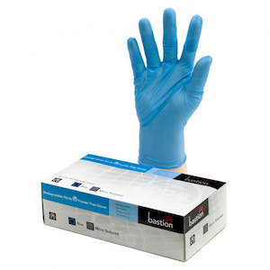 BASTION NITRILE BIODEGRADABLE GLOVE 100PK