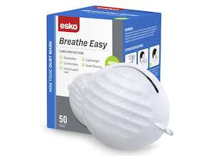 Masks: ESKO BREATHEEASY NUISANCE DUST MASK | 50PC
