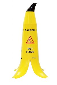 Signage: CAUTION SIGN - BANANA 900MM