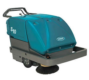 Walk Behind Sweeper Machines: TENNANT S10 WALK BEHIND SWEEPER