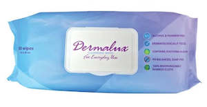 Wipes: WHITELEY DERMALUC CLEANSING WIPES 50PC (CARTON 12UNITS)