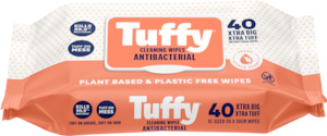 Wipes: TUFFY ANTIBACTERIAL WIPES 40PK