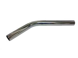 Pipes: BENT END CHROME 38MM
