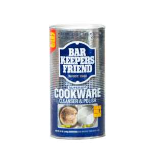 BAR KEEPERS FRIEND COOKWARE CLEANSER/POLISH | 340G