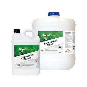 Bleach Mould Removers: RAPIDCLEAN COMMERCIAL BLEACH 4%