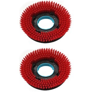 I Range: I-MOP XL HARD RED BRISTLE BRUSH (SET OF 2)