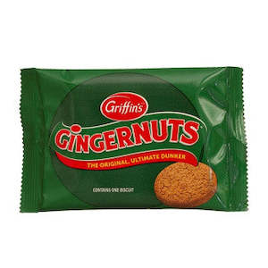 Food Beverage: GRIFFINS WRAPPED GINGERNUTS X 80