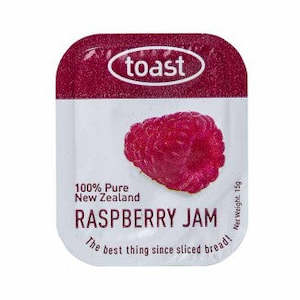 Food Beverage: TOAST RASPBERRY JAM (6 X 48) PCUS