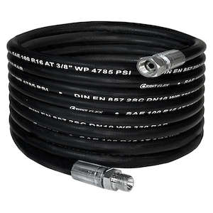 3/8 RUBBER 2WIRE BRAIDED PRESSURE HOSE