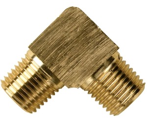 Waterblaster Fittings: BRASS 90DEG ELBOW M/M