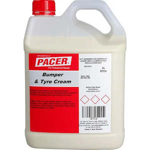 Automotive Cleaner Chemicals: PACER BUMPER AND TYRE CREAM 4L