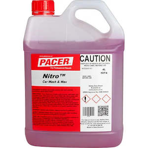 Automotive Cleaner Chemicals: PACER NITRO CAR WASH & WAX