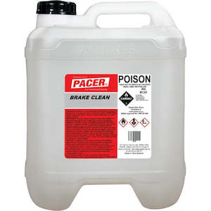 Automotive Cleaner Chemicals: PACER BRAKE CLEAN 20L - PICK UP ONLY