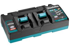 Batteries: MAKITA 40V XGT DUAL RAPID CHARGER DC40RB