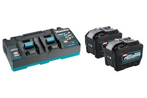 Batteries: MAKITA 40V (8.0Ah) XGT BATTERY & CHARGER STARTER PACK 1913Y8-9
