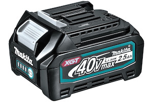 Batteries: MAKITA BL4025 XGT 40V 2.5Ah BATTERY